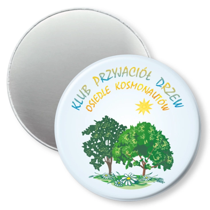 przypinka magnes Klub Przyjaciół Drzew