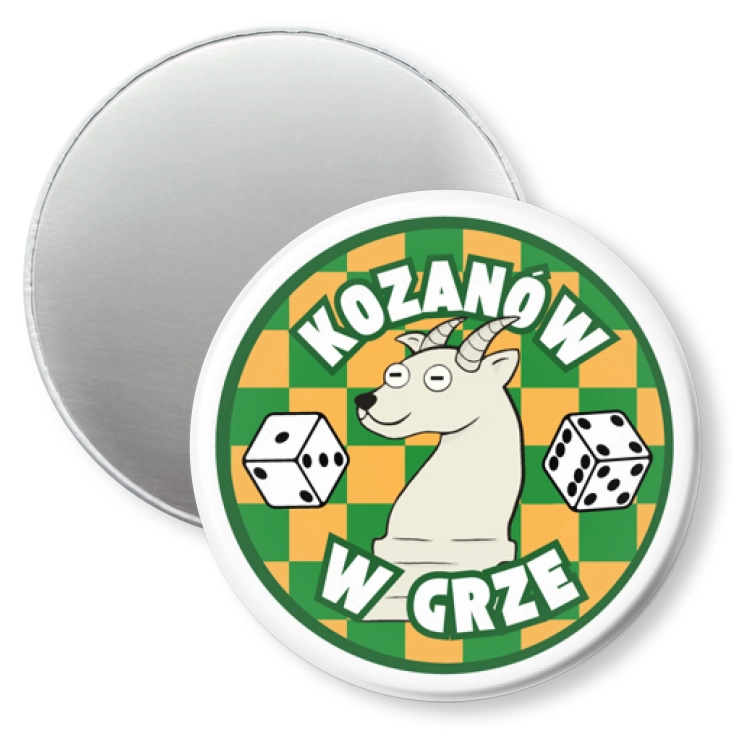 przypinka magnes Kozanów w grze