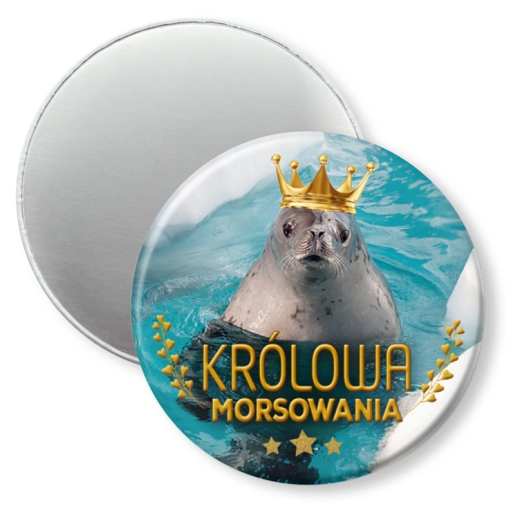 przypinka magnes Królowa morsowania