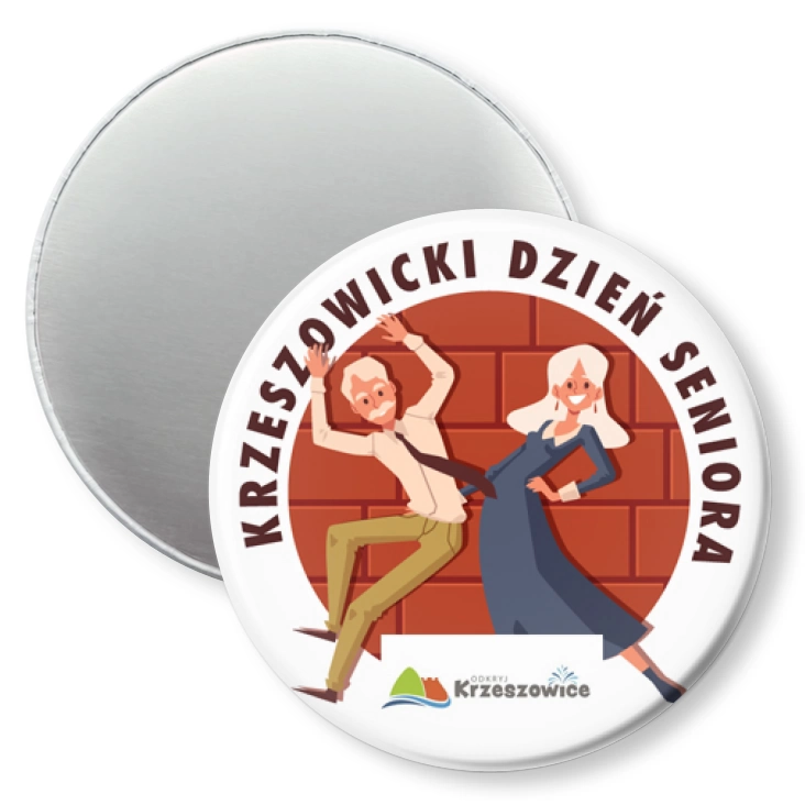 przypinka magnes Krzeszowicki Dzień Seniora