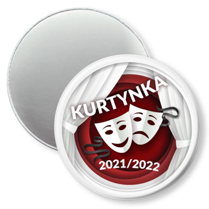 przypinka magnes Kurtynka 2021-2022