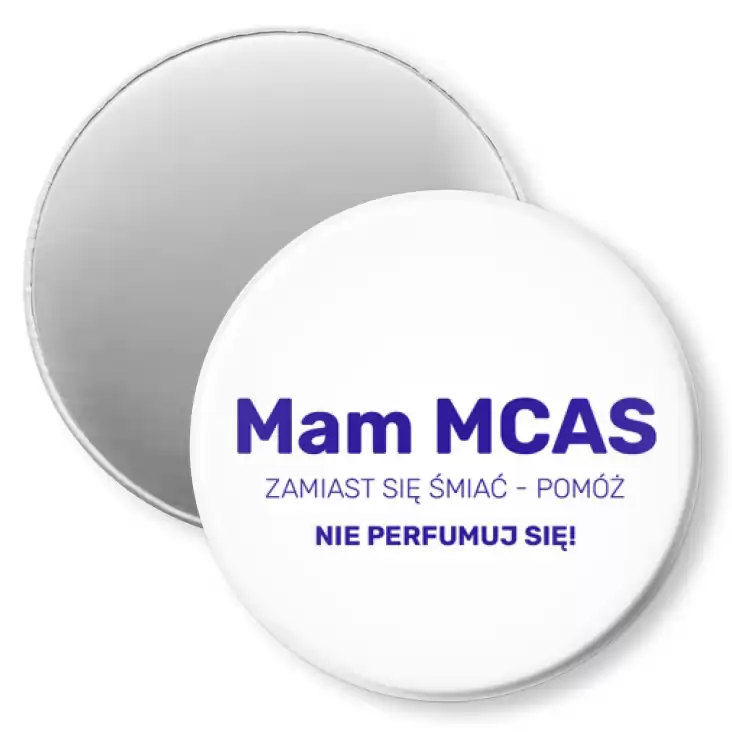 przypinka magnes Mam MCAS