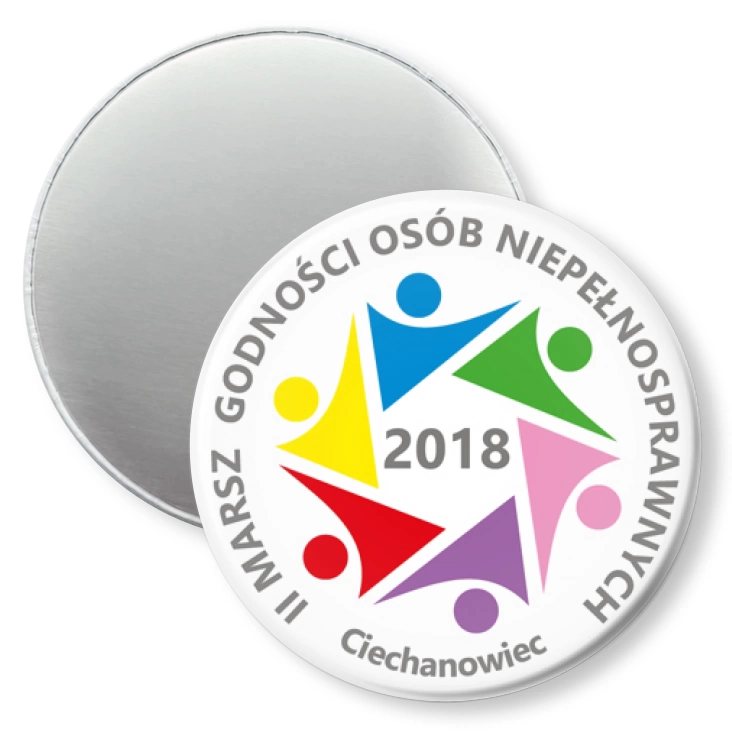 przypinka magnes Marsz Godności Osób Niepełnosprawnych