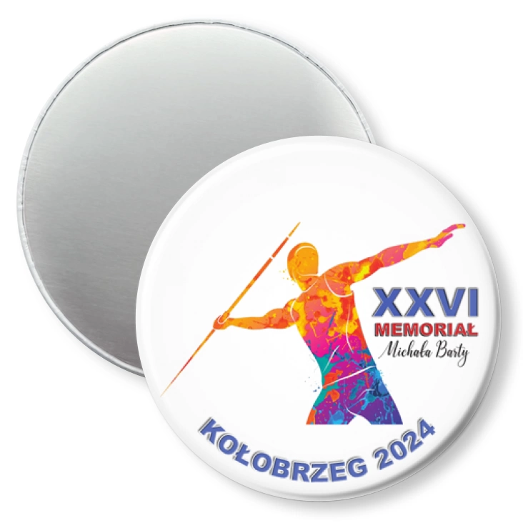 przypinka magnes Memoriał Michała Barty