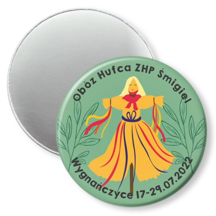 przypinka magnes Obóz Hufca ZHP Śmigiel Wygnańczyce 2022