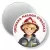 Przypinka magnes Odznaka Małego Strażaka chłopiec strażak