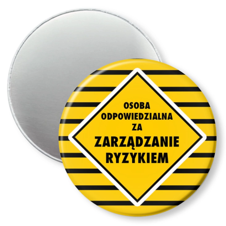 przypinka magnes Osoba odpowiedzialna za zarządzanie ryzykiem