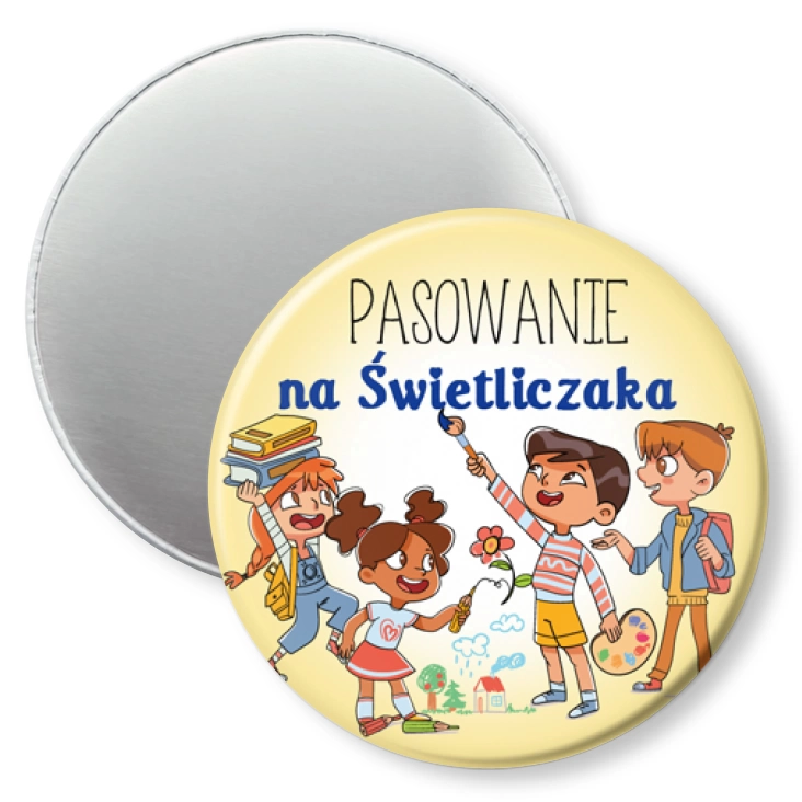 przypinka magnes Pasowanie na Świetliczaka