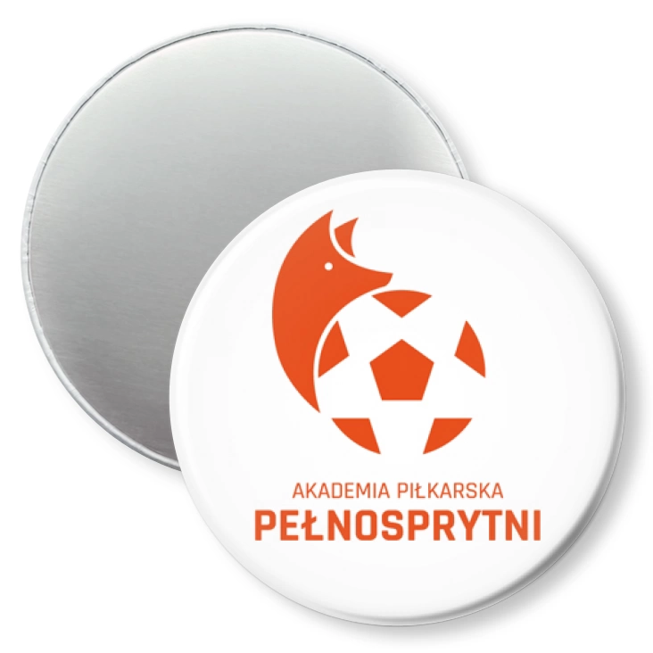 przypinka magnes Pełnosprytni Logo