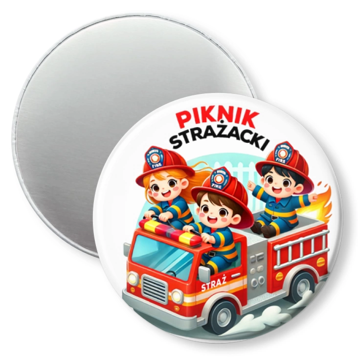 przypinka magnes Piknik strażacki