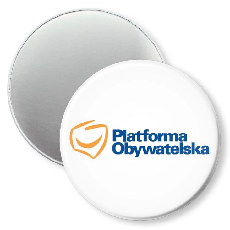 przypinka magnes Platforma Obywatelska PO