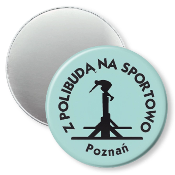 przypinka magnes Politechnika Poznańska Tor przeszkód
