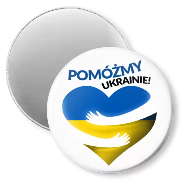 przypinka magnes Pomóżmy Ukrainie