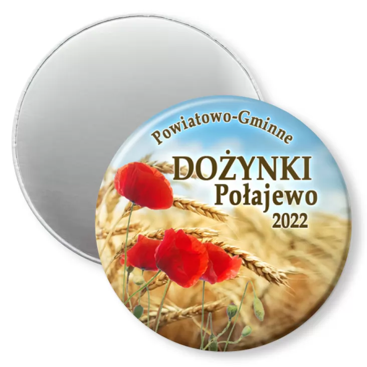 przypinka magnes Powiatowo-Gminne Dożynki Połajewo 2022