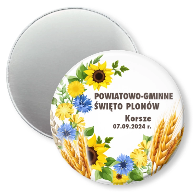 przypinka magnes Powiatowo-Gminne Święto Plonów Korsze