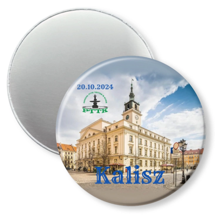 przypinka magnes PTTK Nysa wycieczka do Kalisza