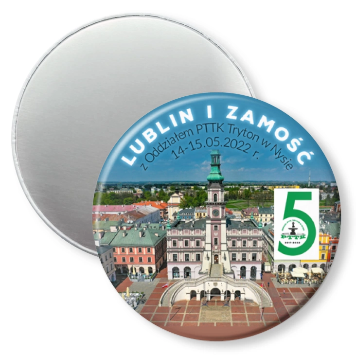 przypinka magnes Rajd Lublin Zamość