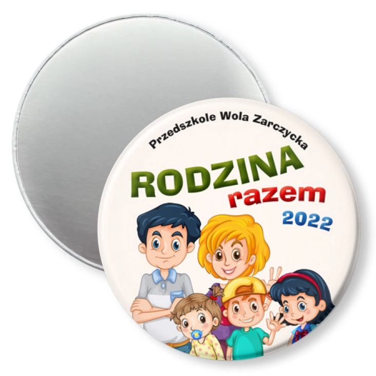 przypinka magnes Rodzina Razem 2022