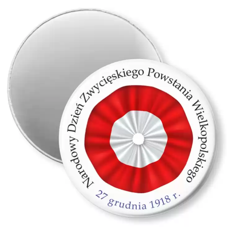 przypinka magnes Rozeta Narodowy Dzień Zwycięskiego Powstania Wielkopolskiego