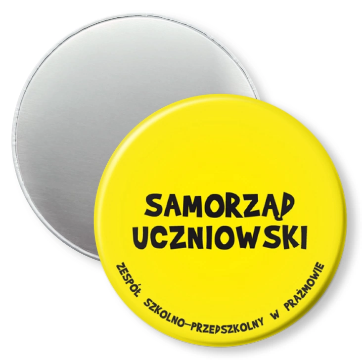 przypinka magnes Samorząd Uczniowski Zespół Szkolno-Przedszkolny w Prażmowie