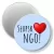 Przypinka magnes Słupsk love NGO