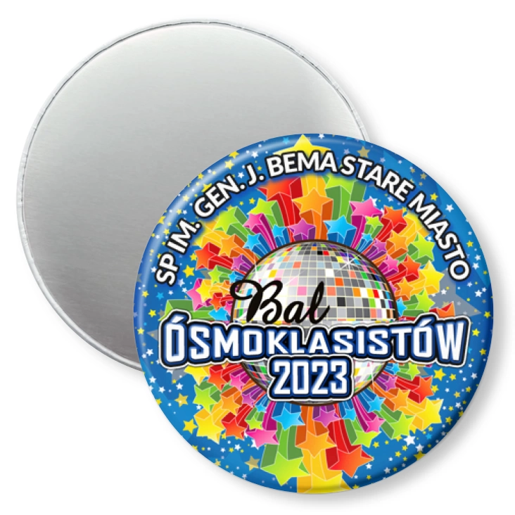 przypinka magnes SP Stare Miasto Bal Ósmoklasistów 2023