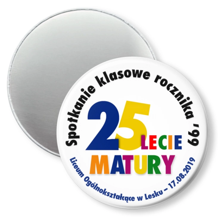 przypinka magnes Spotkanie rocznika 99