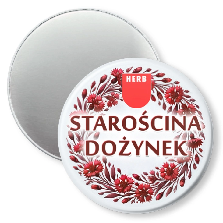 przypinka magnes Starościna Dożynek