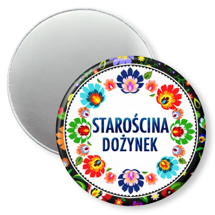 przypinka magnes Starościna dożynek folklor