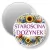 Przypinka magnes Starościna dożynek kwiaty polne