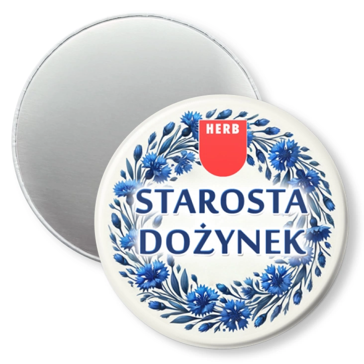 przypinka magnes Starosta dożynek