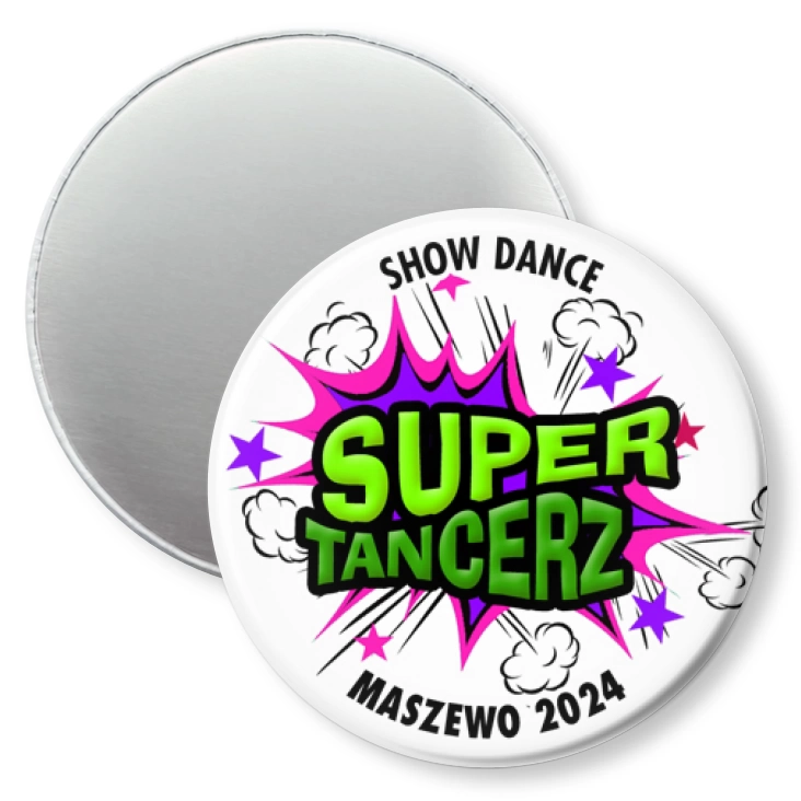 przypinka magnes Super tancerz Show Dance Maszewo 2024