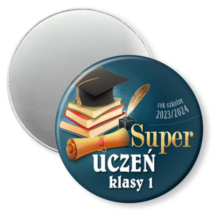 przypinka magnes Super uczeń klasy 1