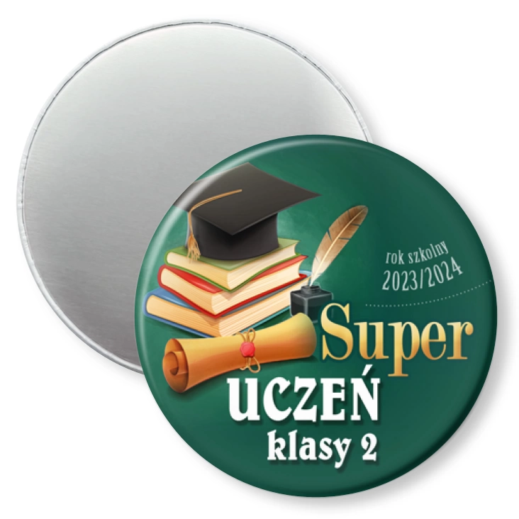 przypinka magnes Super uczeń klasy 2