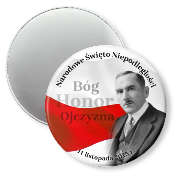 przypinka magnes Święto Niepodległości Roman Dmowski
