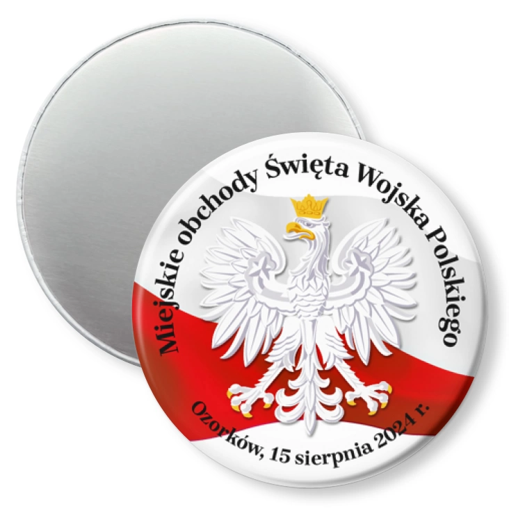 przypinka magnes Święto Wojska Polskiego Ozorków