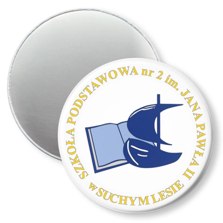 przypinka magnes Szkoła Podstawowa nr 2 w Suchym Lesie