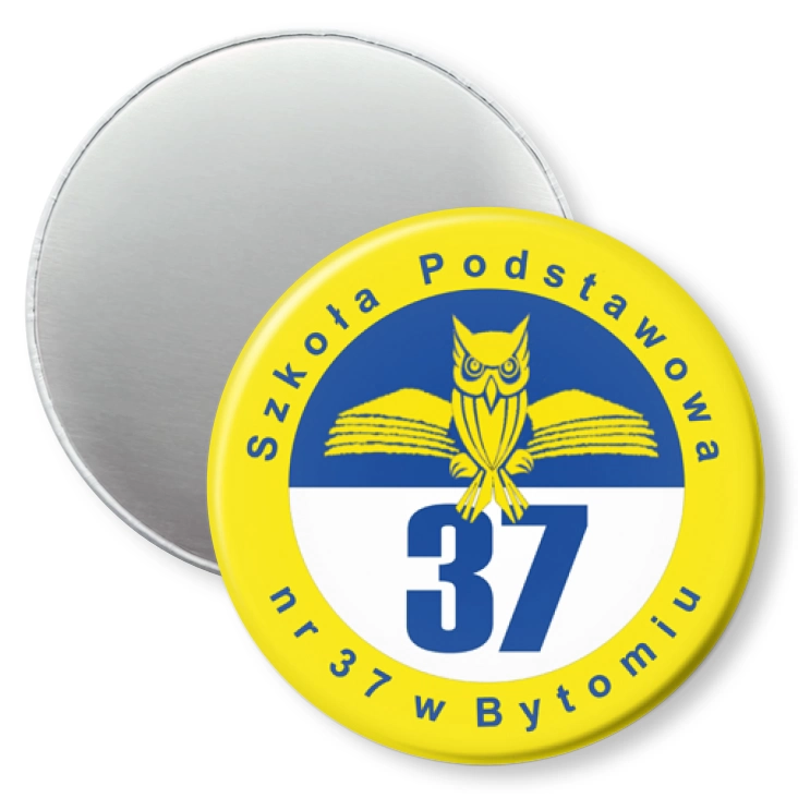 przypinka magnes Szkoła Podstawowa nr 37 w Bytomiu