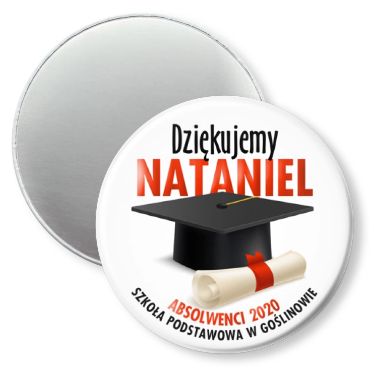 przypinka magnes Szkoła Podstawowa w Goślinowie