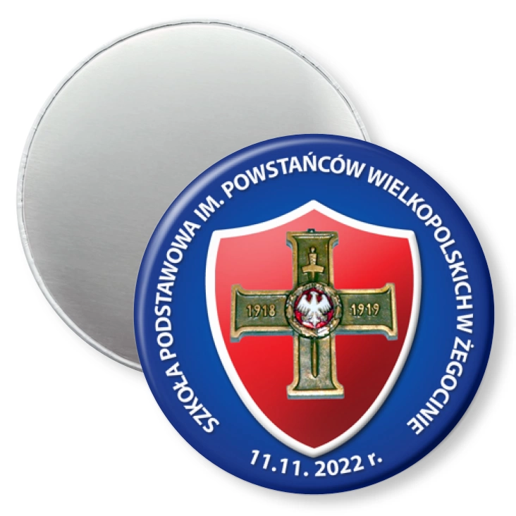 przypinka magnes Szkoła Podstawowa w Żegocinie