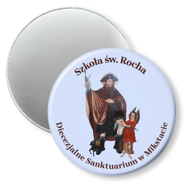 przypinka magnes Szkoła świętego Rocha
