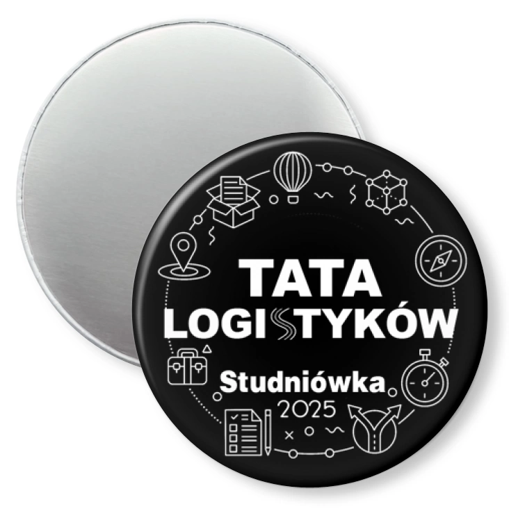 przypinka magnes Tata logistyków studniówka