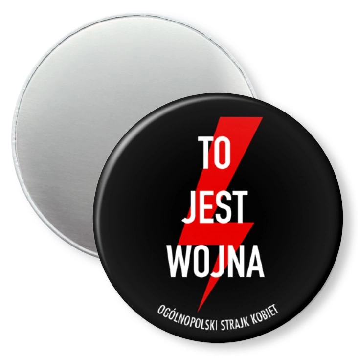 przypinka magnes To jest wojna piorun