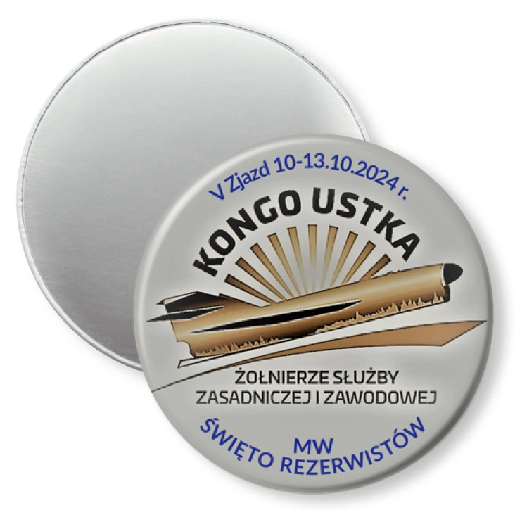 przypinka magnes V Zjazd Kongo Ustka 2024