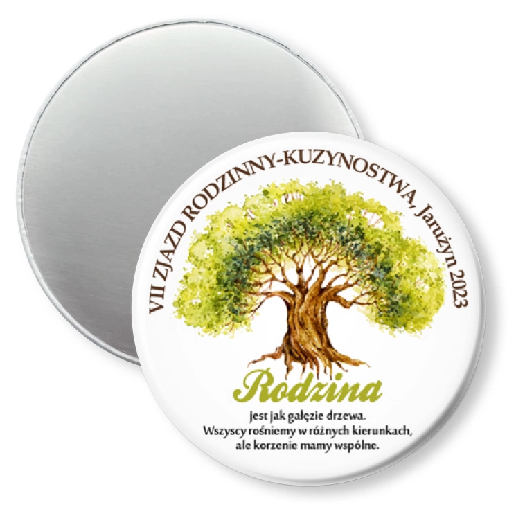 przypinka magnes VII Zjazd Rodzinny Jarużyn 2023