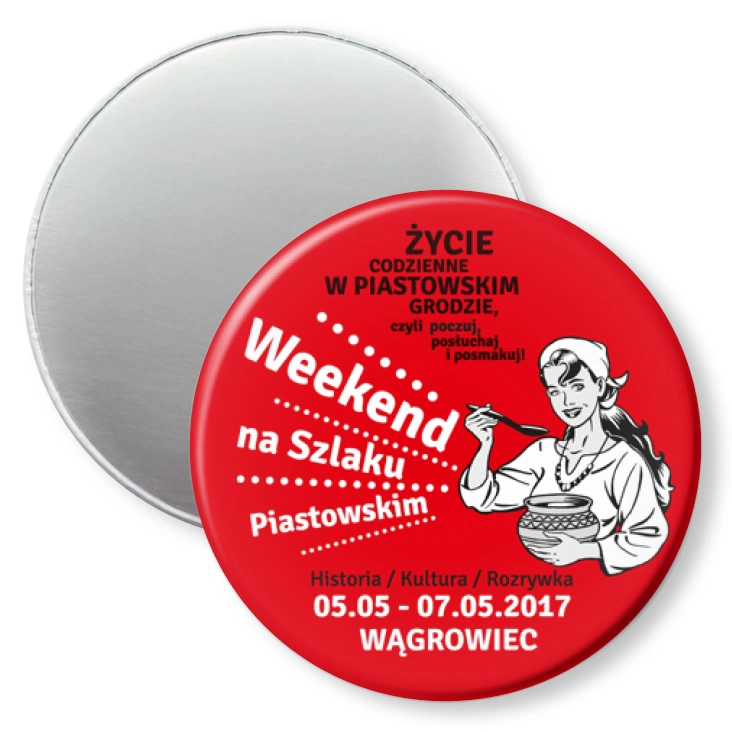 przypinka magnes Weekend na szlaku