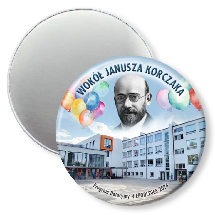 przypinka magnes Wokół Janusza Korczaka