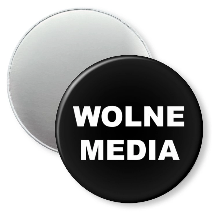 przypinka magnes Wolne media