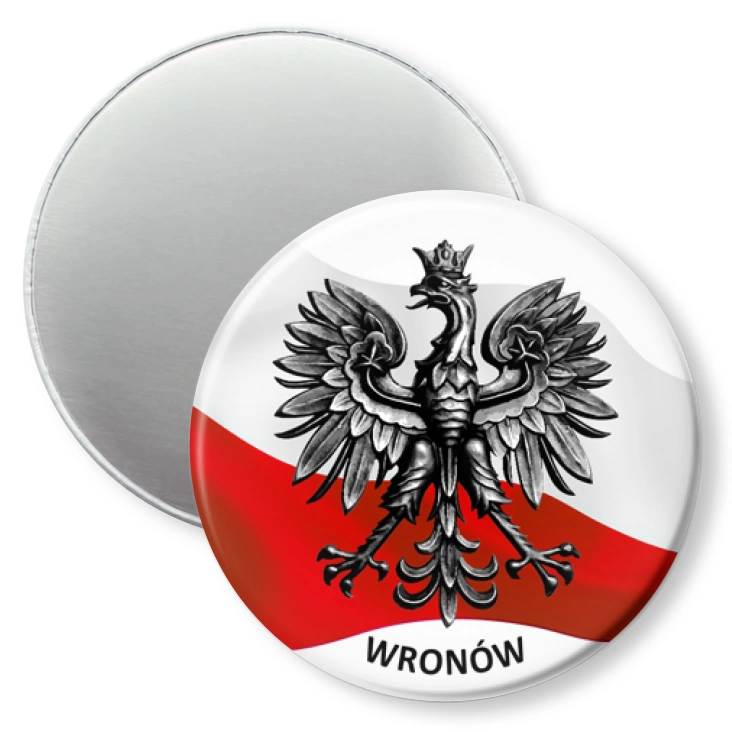 przypinka magnes Wronów orzeł