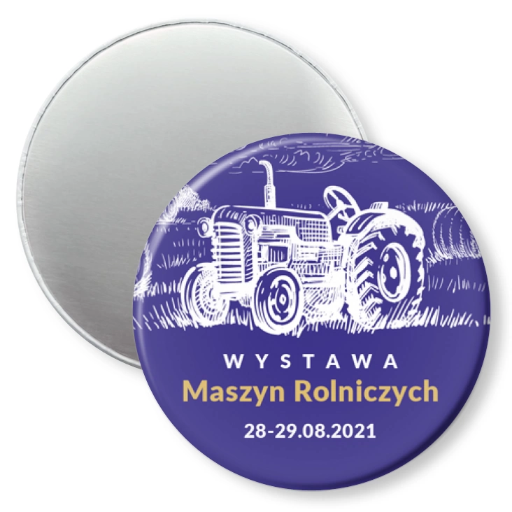 przypinka magnes Wystawa Maszyn Rolniczych
